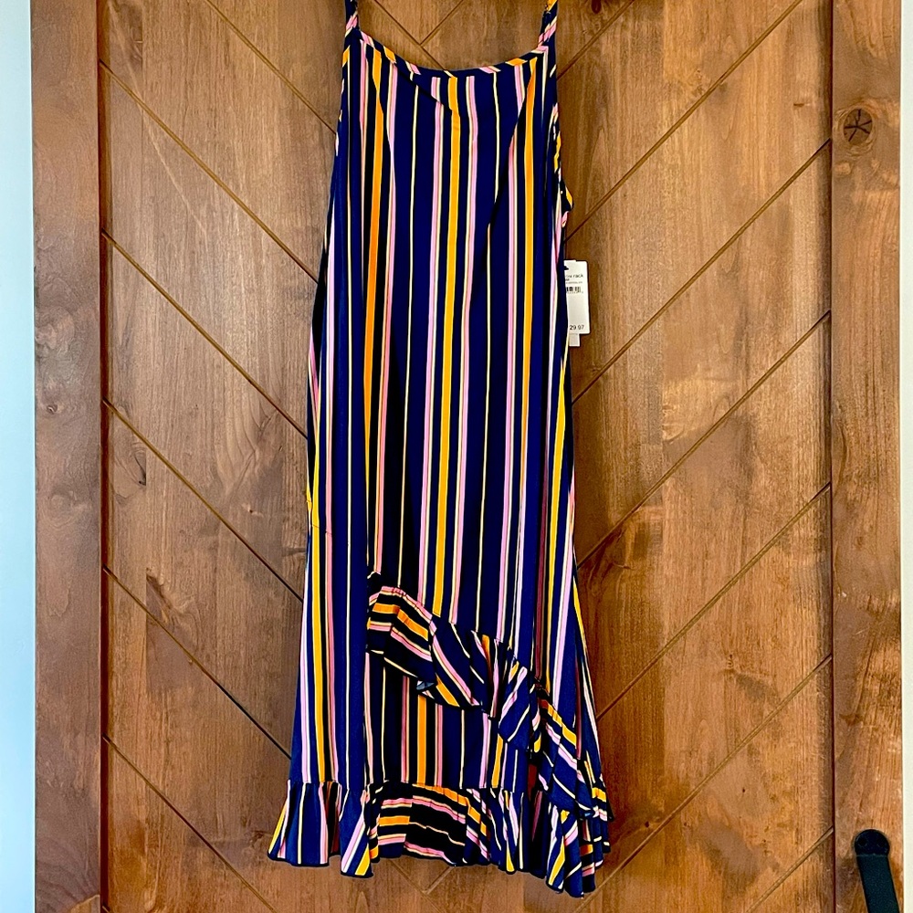 Mid length striped dress